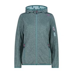 Bluza damska turystyczna CMP 30H5856. Zielone bluzy CMP, l, bez wzorów, bez kaptura. Za 274.00 zł.