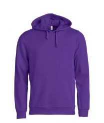 Clique Basic Hoody – bluza z kapturem unisex, wykończenie antymech – bright. Czerwone bluzy CLIQUE, xl, bez wzorów, z bawełny, z kapturem. Za 173.55 zł.