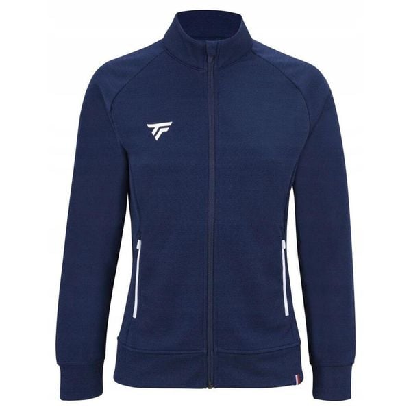 Damska bluza dresowa Tecnifibre Team. Niebieskie bluzy TECNIFIBRE, bez wzorów, z dresówki, bez kaptura. W wyprzedaży za 229.00 zł.