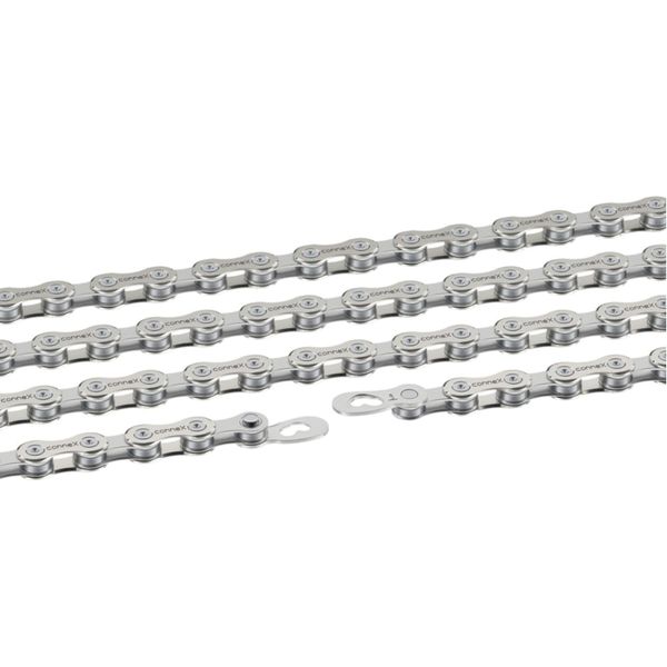 Łańcuch rowerowy Connex Cadena E-bike 9sE 9v. Szare kolczyki CONNEX, ze stali. Za 405.95 zł.