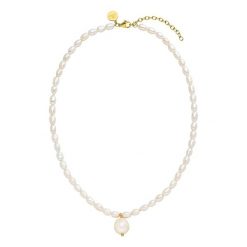 Purelei Purelei Naszyjnik Pearlfection Naszyjniki 1 ct Damski. Czerwone naszyjniki Purelei, z perłą, pozłacane. Za 239.29 zł.