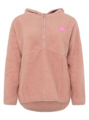 Zwillingsherz Bluza polarowa w kolorze jasnoróżowym rozmiar: L. Różowe bluzy Zwillingsherz, l, bez wzorów, z polaru, bez kaptura. Za 130.99 zł.