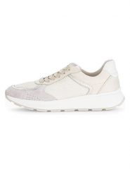Gabor Skórzane sneakersy w kolorze kremowym rozmiar: 36. Brązowe trampki Gabor, bez wzorów, z materiału, bez zapięcia. Za 201.55 zł.