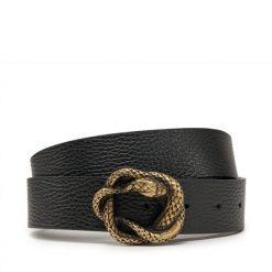 Pasek Damski Just Cavalli. Czarne paski Just Cavalli, bez wzorów. Za 379.99 zł.