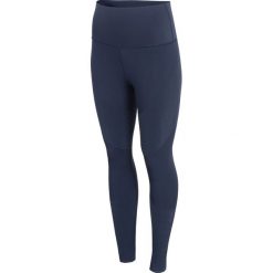 Legginsy treningowe damskie z wysokim stanem 4FPro SPDF408 - granat. Czerwone legginsy 4f, bez wzorów, z dzianiny, z podwyższonym stanem, na jogę i pilates. W wyprzedaży za 99.99 zł.