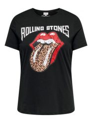 ONLY Carmakoma Koszulka w kolorze czarnym rozmiar: 50/52. Czarne bluzki Only Carmakoma, bez wzorów, z bawełny, bez kołnierzyka, bez ramiączek. Za 65.69 zł.