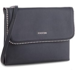 Torebka PUCCINI - BT28573 Czarny 1. Czarne listonoszki Puccini, bez wzorów, ze skóry ekologicznej, bez dodatków. W wyprzedaży za 149.00 zł.