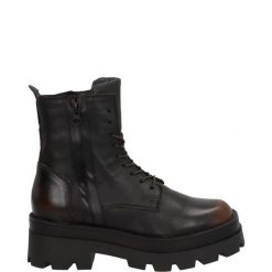 CIENIOWANE BOTKI P33203 MUSTARD. Żółte botki Venezia, bez wzorów, ze skóry, bez obcasa, bez zapięcia. Za 299.00 zł.