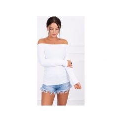 BLUZKA RAMIONA INNOCENT BIAŁA. Białe bluzki Meleksima, s, bez wzorów, z materiału, bez kołnierzyka, bez ramiączek. Za 129.00 zł.