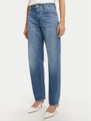 BOSS Jeansy Daelya 50538602 Niebieski Relaxed Fit. Niebieskie jeansy Boss, bez wzorów. Za 549.99 zł.