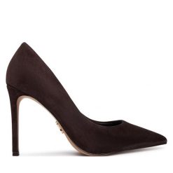 Szpilki Steve Madden. Brązowe szpilki Steve Madden, bez wzorów, bez obcasa, na szpilce, bez zapięcia. Za 519.99 zł.