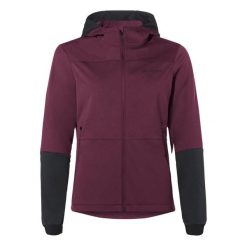 Damska bluza dresowa z kapturem VAUDE Qimsa Softshell. Fioletowe bluzy sportowe Vaude, l, bez wzorów, z dresówki, z kapturem. Za 645.35 zł.