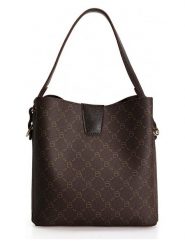 Lucky Bees Torebka w kolorze ciemnobrązowym - 25 x 20 x 13 cm rozmiar: onesize. Brązowe torby na ramię Lucky Bees, bez wzorów, z materiału, przez ramię, bez dodatków. Za 56.99 zł.