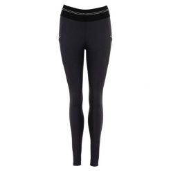 Damskie silikonowe legginsy jeździeckie z pełną przyczepnością ANKY Tournament. Brązowe legginsy ANKY, s, bez wzorów, z elastanu. Za 553.50 zł.