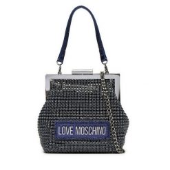 Torebka LOVE MOSCHINO. Niebieskie listonoszki Love Moschino, bez wzorów, bez dodatków. Za 489.99 zł.