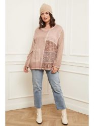 Curvy Lady Koszulka w kolorze jasnoróżowym rozmiar: 44/46. Różowe bluzki Curvy Lady, bez wzorów, z koronki, klasyczne, z asymetrycznym kołnierzem, bez ramiączek. Za 148.61 zł.