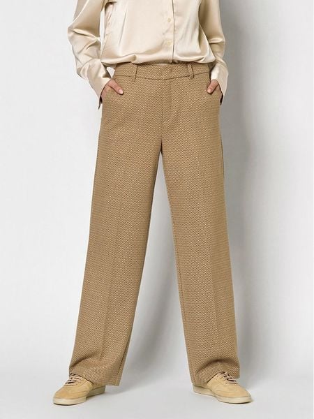 Rosner Spodnie "Mara" w kolorze karmelowym rozmiar: 44/L30. Brązowe spodnie materiałowe Rosner, l, bez wzorów, z materiału. Za 196.70 zł.