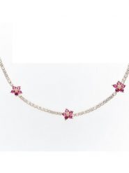 U.S. Polo Assn. Pozłacany naszyjnik z kryształami - dł. 34 cm rozmiar: onesize. Różowe naszyjniki U.S. Polo Assn., z kryształem, metalowe. Za 152.99 zł.
