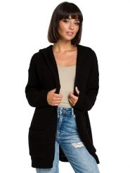 Be Wear Kardigan w kolorze czarnym rozmiar: onesize. Czarne kardigany Be Wear, bez wzorów, z wełny. Za 212.95 zł.
