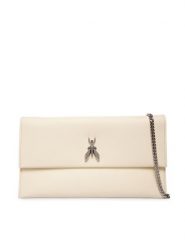 Patrizia Pepe Torebka CB5460/L011 Écru. Kopertówki Patrizia Pepe, bez wzorów, ze skóry, bez dodatków. Za 869.99 zł.