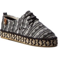 Espadryle TAMARIS - 1-23620-28 Blk/Grey Canv. 062. Szare espadryle Tamaris, bez wzorów, z materiału, bez obcasa, na płaskiej podeszwie, bez zapięcia. W wyprzedaży za 99.00 zł.