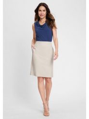 Olsen Spódnica w kolorze beżowym rozmiar: 42. Brązowe spódnice Olsen, na co dzień, bez wzorów, mini, proste. Za 117.99 zł.