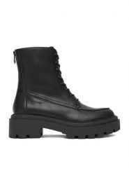 G-Star Raw Trzewiki CEO-ZUM-HY25713-1-1 Czarny. Czarne botki G-Star Raw, bez wzorów, ze skóry, bez obcasa, na płaskiej podeszwie, bez zapięcia. Za 399.99 zł.