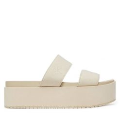 Klapki Calvin Klein Jeans. Klapki Calvin Klein Jeans, bez wzorów, z jeansu, bez obcasa. Za 239.99 zł.