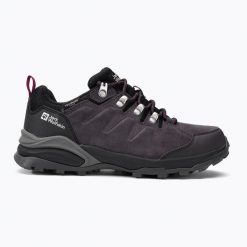 Buty trekkingowe damskie Jack Wolfskin Refugio Texapore Low. Czerwone trekkingi Jack Wolfskin, z materiału, trekkingowe. Za 518.00 zł.