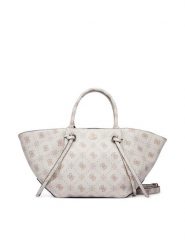 Guess Torebka Allegra HWGP24 89060 Kremowy. Białe torebki klasyczne Guess, z aplikacjami, ze skóry, bez dodatków. Za 634.99 zł.