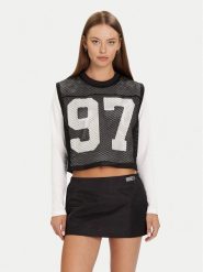Puma Top PUMA X ROSÉ 633804 01 Czarny Relaxed Fit. Czarne topy Puma, xxs, bez wzorów, z syntetyku, bez kołnierzyka, bez ramiączek. Za 229.99 zł.