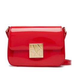 Torebka Armani Exchange. Czerwone listonoszki Armani Exchange, bez wzorów, bez dodatków. Za 539.99 zł.