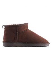 ISLAND BOOT Botki zimowe "Miley" w kolorze brązowym rozmiar: 40. Brązowe botki Island Boot, na zimę, bez wzorów, z materiału, bez obcasa, bez zapięcia. Za 140.86 zł.