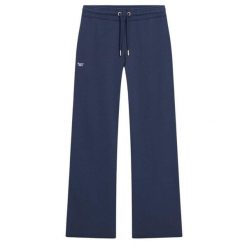 Damskie spodnie dresowe Superdry Essential. Niebieskie spodnie dresowe Superdry, bez wzorów, z dresówki. W wyprzedaży za 253.50 zł.