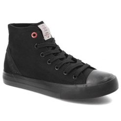 Czarne Trampki Cross Jeans Damskie Wygodne Obuwie. Czarne trampki Cross Jeans, bez wzorów, z jeansu, bez zapięcia. Za 129.00 zł.