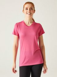 Regatta Koszulka sportowa "Fingal VII" w kolorze różowym rozmiar: 36. Różowe koszulki sportowe Regatta, bez wzorów, z materiału, bez ramiączek, outdoorowe. Za 34.93 zł.