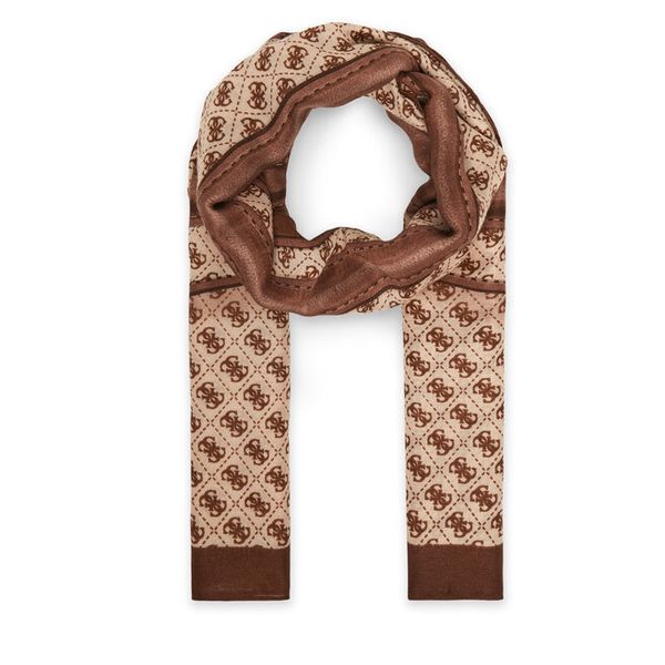 Szal Guess. Brązowe szaliki Guess, z aplikacjami. Za 159.99 zł.