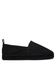 Calvin Klein Espadryle Oblique Espadrille Canvas HW0HW02931 Czarny. Czarne espadryle Calvin Klein, bez wzorów, z materiału, bez obcasa, bez zapięcia. Za 329.99 zł.