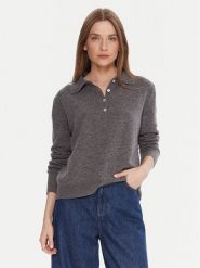 Kontatto Sweter 3M0977C Szary Regular Fit. Szare swetry Kontatto, m, bez wzorów, z wełny, bez ramiączek. Za 609.99 zł.