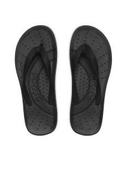 Crocs Japonki Crocs Flip 210089 Czarny. Czarne klapki Crocs, bez wzorów, z tworzywa sztucznego, bez obcasa. Za 89.99 zł.