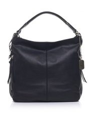 Anna Morellini Skórzana torebka w kolorze czarnym - 36 x 39 x 16 cm rozmiar: onesize. Czarne torby na ramię Anna Morellini, bez wzorów, z materiału, na ramię, duże, bez dodatków. Za 404.99 zł.