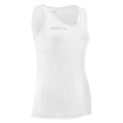 Damski tank top Macron Felicia. Białe topy Macron, bez wzorów, bez kołnierzyka, bez ramiączek. Za 190.50 zł.