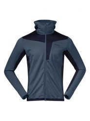 Bergans Kurtka polarowa w kolorze szarym rozmiar: XL. Szare swetry Bergans, xl, bez wzorów, z materiału, bez ramiączek. Za 184.46 zł.