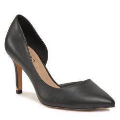Szpilki Aldo. Czarne szpilki Aldo, bez wzorów, bez obcasa, na szpilce, bez zapięcia. Za 329.99 zł.