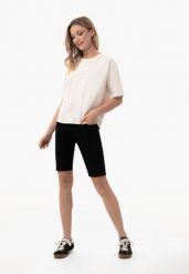 Szorty jeansowe, Slim Fit, E-NEDA. Czarne szorty Volcano, bez wzorów, z bawełny, klasyczne. Za 149.99 zł.