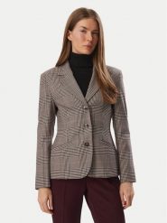 Marella Marynarka Ginseng 2623046071 Brązowy Regular Fit. Brązowe marynarki i żakiety Marella, bez wzorów, z syntetyku. Za 1,569.00 zł.