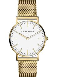 Liebeskind Zegarek kwarcowy w kolorze złoto-białym rozmiar: onesize. Białe, analogowe zegarki Liebeskind, ze stali. Za 346.99 zł.