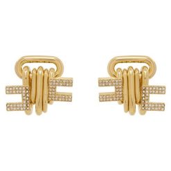 Kolczyki Elisabetta Franchi. Żółte kolczyki Elisabetta Franchi, złote. Za 1,489.00 zł.