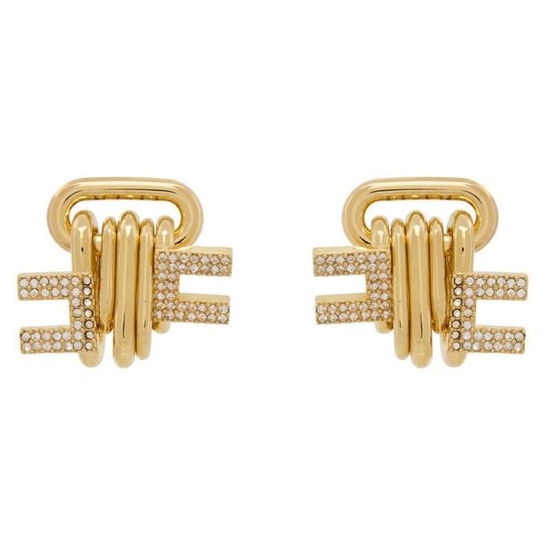 Kolczyki Elisabetta Franchi. Żółte kolczyki Elisabetta Franchi, złote. Za 996.99 zł.