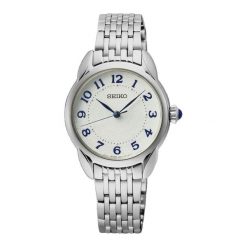 Seiko Kobietyzegarek Seiko srebrny - stal nierdzewna Zegarki damskie 1 ct Damski. Szare zegarki Seiko, srebrne. Za 1,206.99 zł.
